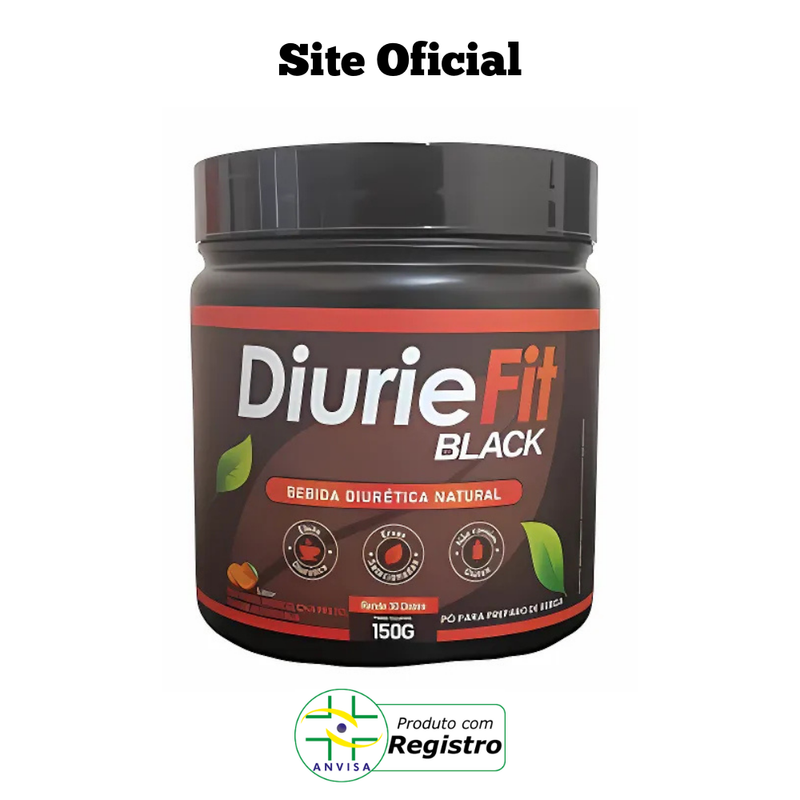 Diurie Fit Black Original 150g - A Solução Para Reduzir Peso com Saúde - Promoção Exclusiva + Frete Grátis