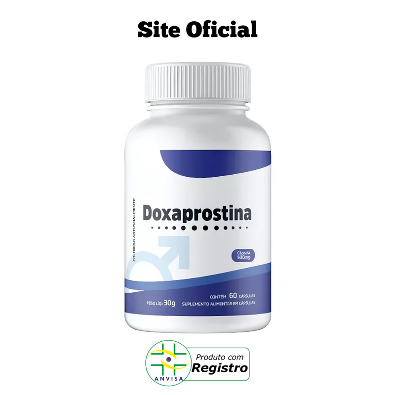 Doxaprostina Original 60cp - A Solução Para Sua Próstata - Promoção Exclusiva + Frete Grátis