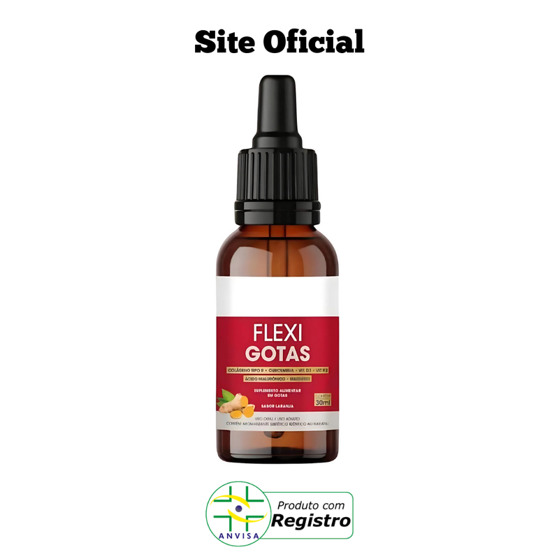 Flexi Gotas Original 30ml - O Alívio Que Suas Articulações Precisam! - Promoção Exclusiva + Frete Grátis