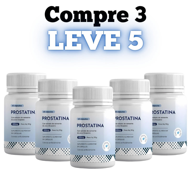 Prostatina Original 60cp - Saúde da Sua Próstata - Promoção Exclusiva + Frete Grátis