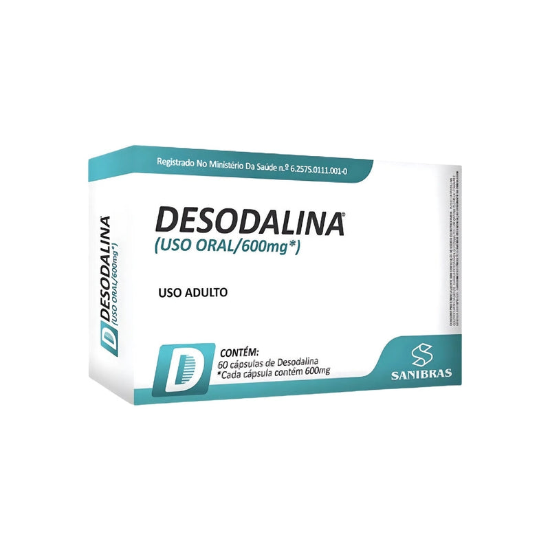 Desodalina Original 60cp - Queima de Gordura Saudável - Promoção Exclusiva + Frete Grátis