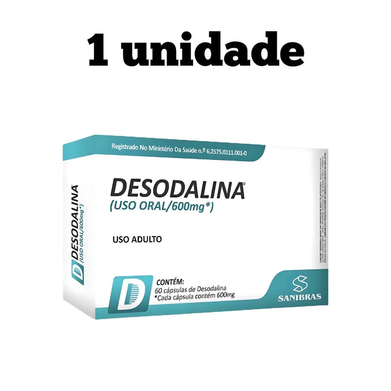 Desodalina Original 60cp - Queima de Gordura Saudável - Promoção Exclusiva + Frete Grátis