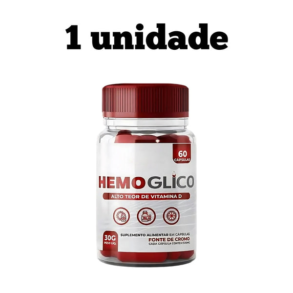 Hemoglico Original 60cp - Controle sua Diabetes - Promoção Exclusiva + Frete Grátis