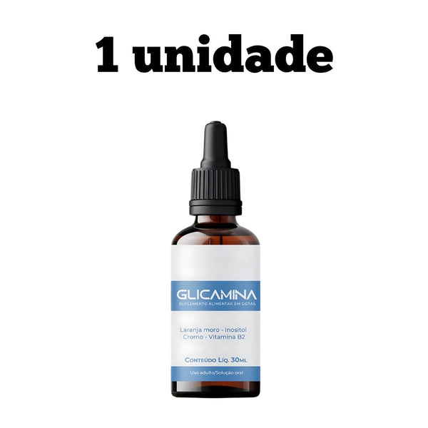 Glicamina Original 30ml - Controle da Glicose - Promoção Exclusiva + Frete Grátis