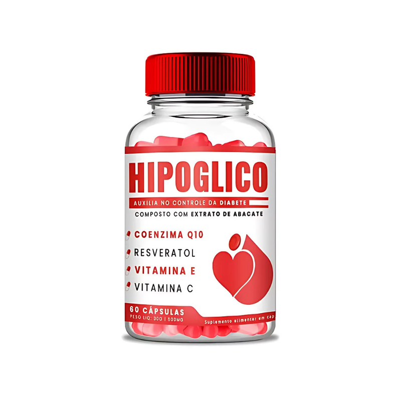 Hipoglico Original 30cp - Acabe com os Picos de Glicose! - Promoção Exclusiva + Frete Grátis