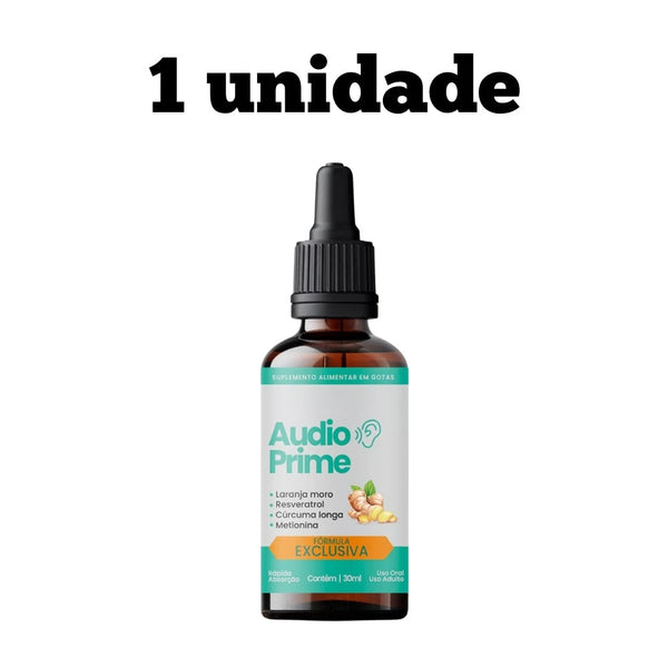 Audio Prime Original 30ml - Audição com Qualidade - Promoção Exclusiva + Frete Grátis