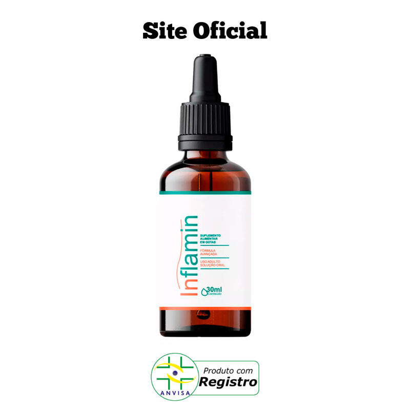 Inflamin Original 30ml - Acabe Com o Inchaço! - Promoção Exclusiva + Frete Grátis