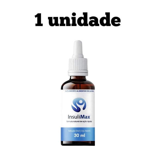 InsuliMax Original 30ml - Controle da Glicose - Promoção Exclusiva + Frete Grátis