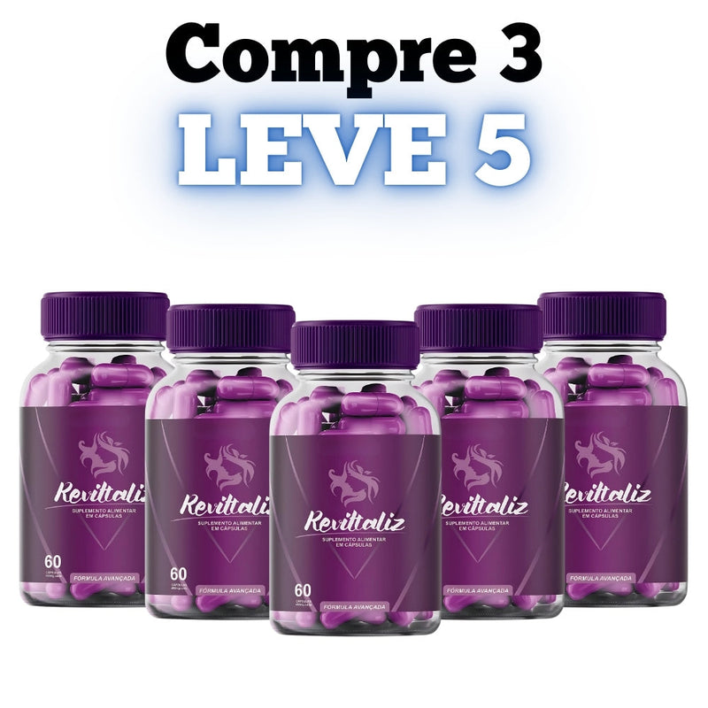 Revittaliz Original 60cp - Cabelos Saudáveis e Sem Queda - Promoção Exclusiva + Frete Grátis