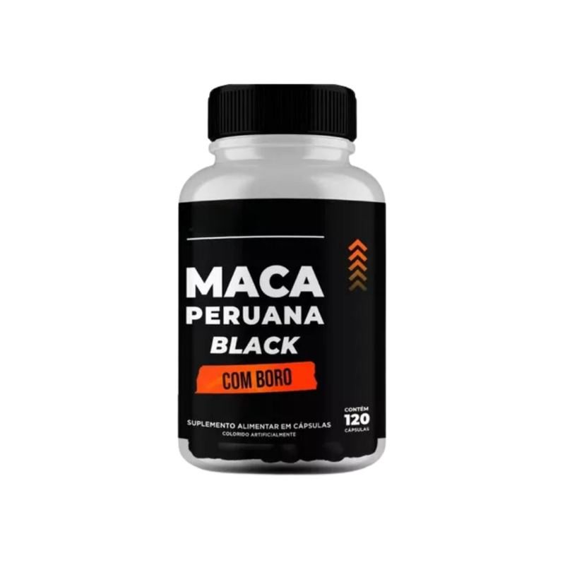 Maca Peruana Black 120cp - Seu Aliado Para Mais Disposição e Equilíbrio  - Promoção Exclusiva + Frete Grátis