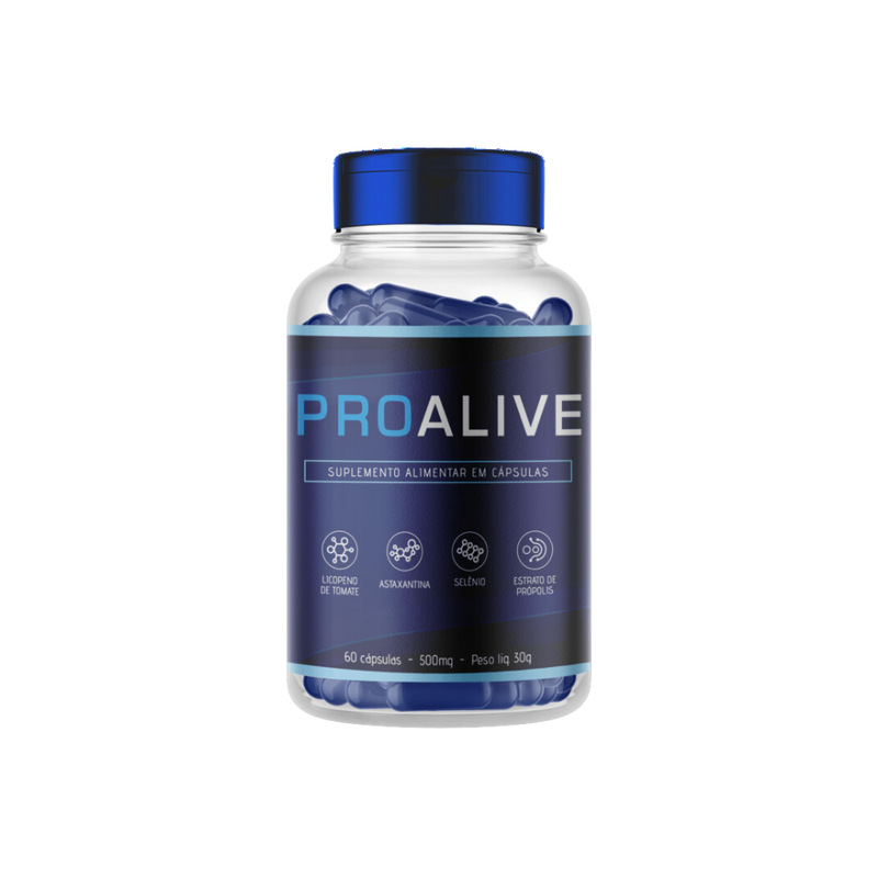 Proalive Original 60cp - A Solução Para Sua Próstata - Promoção Exclusiva + Frete Grátis