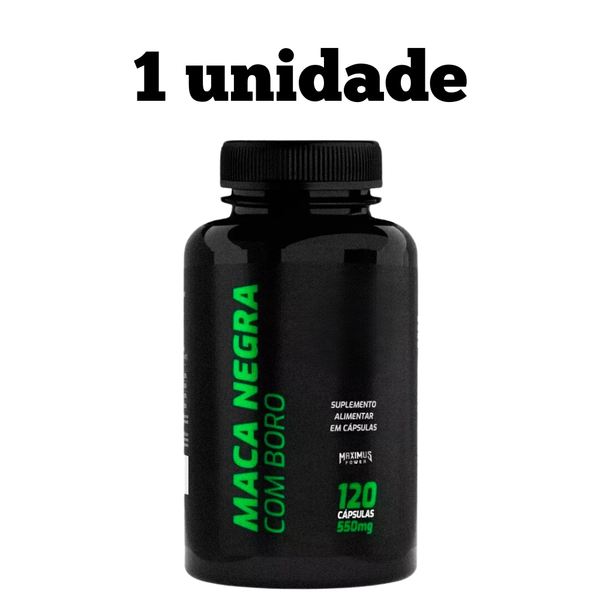 Maca Negra 120cp - Seu Aliado Para Mais Disposição e Equilíbrio  - Promoção Exclusiva + Frete Grátis