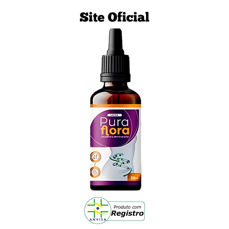 Pura Flora Original 30ml - O Cuidado Que Seu Intestino Merece! - Promoção Exclusiva + Frete Grátis