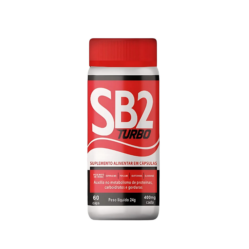 SB2 Turbo Original 60cp - A Solução Para Reduzir Peso com Saúde - Promoção Exclusiva + Frete Grátis