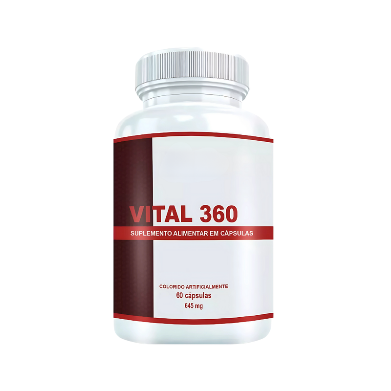 Vital 360 Original 60cp. - Intensifique Seus Momentos Íntimos! - Promoção Oficial com Frete Grátis