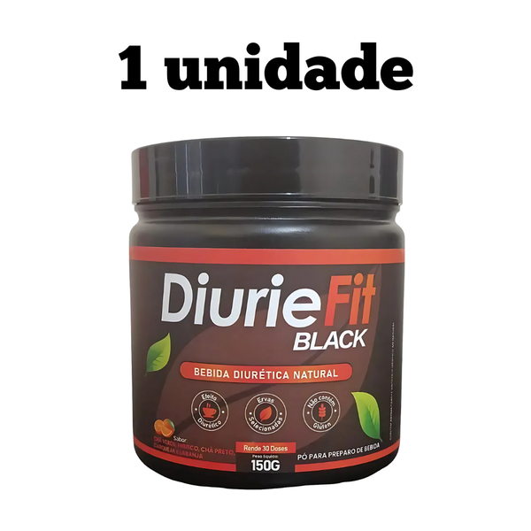 Diurie Fit Black Original 150g - A Solução Para Reduzir Peso com Saúde - Promoção Exclusiva + Frete Grátis