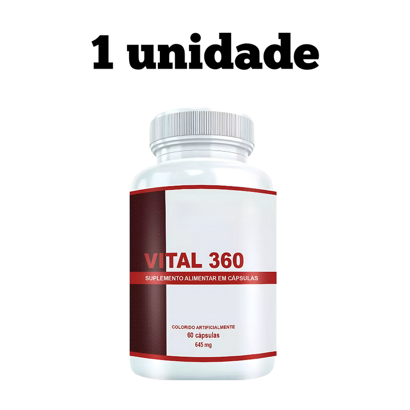 Vital 360 Original 60cp. - Intensifique Seus Momentos Íntimos! - Promoção Oficial com Frete Grátis