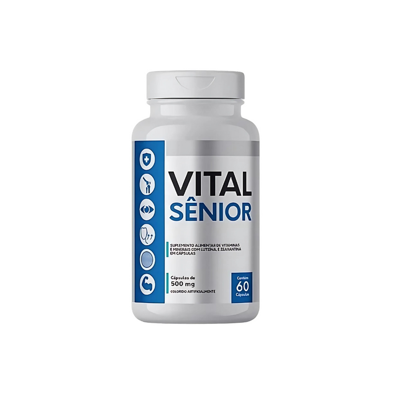 Vital Sênior Caps Original 60cp - O Aliado Para Seu Bem Estar - Promoção Exclusiva + Frete Grátis