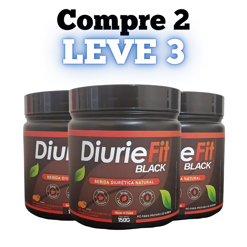 Diurie Fit Black Original 150g - A Solução Para Reduzir Peso com Saúde - Promoção Exclusiva + Frete Grátis