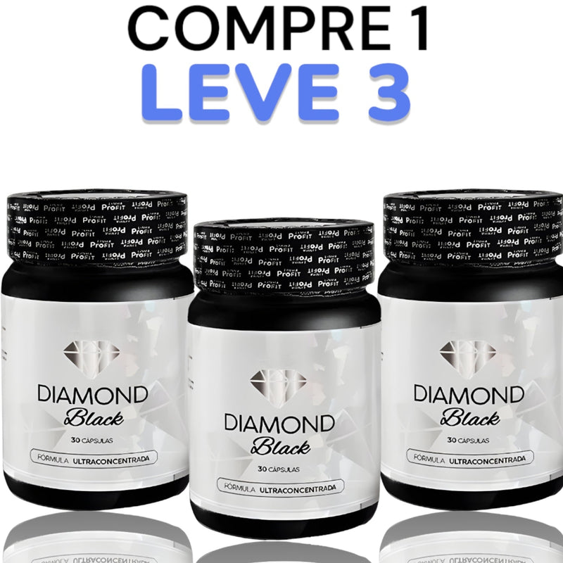 Diamond Black 30cp - A Solução Para Gordura Localizada - Promoção Exclusiva + Frete Grátis