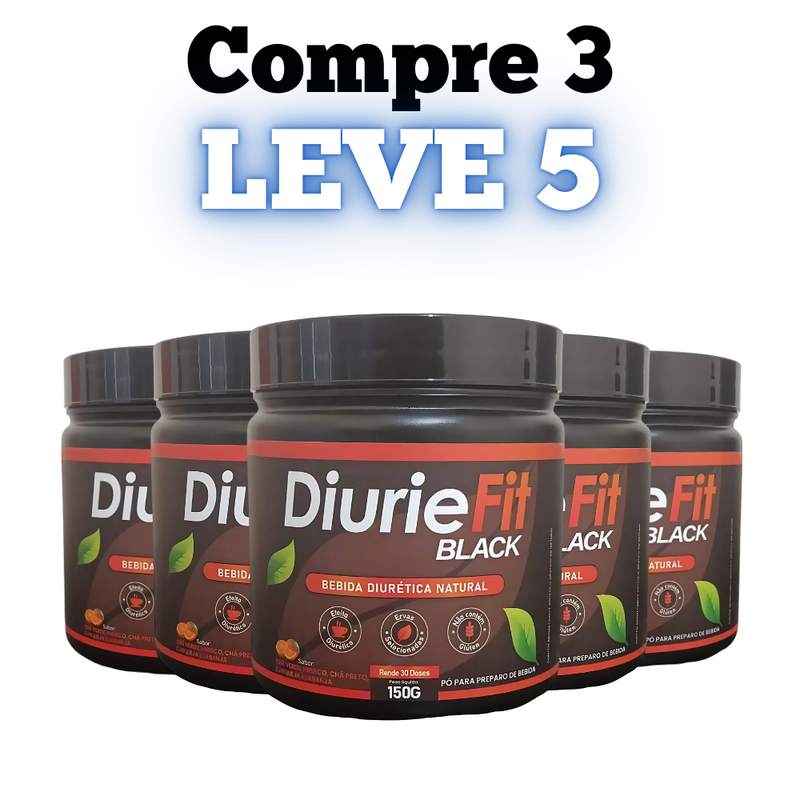 Diurie Fit Black Original 150g - A Solução Para Reduzir Peso com Saúde - Promoção Exclusiva + Frete Grátis