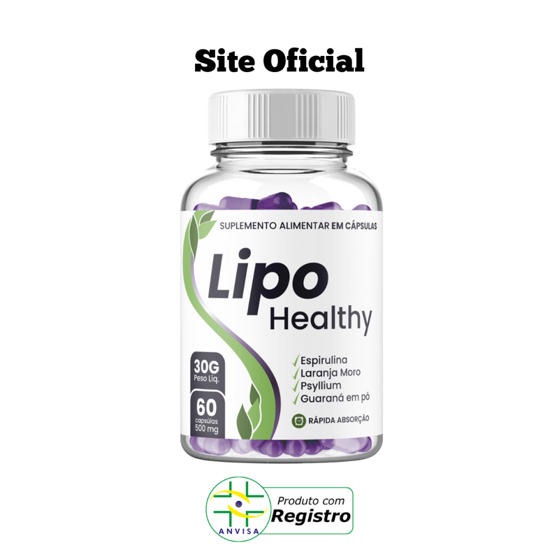 Lipo Healphy Original 60cp - A Solução Para o Seu Controle de Peso! - Promoção Exclusiva + Frete Grátis