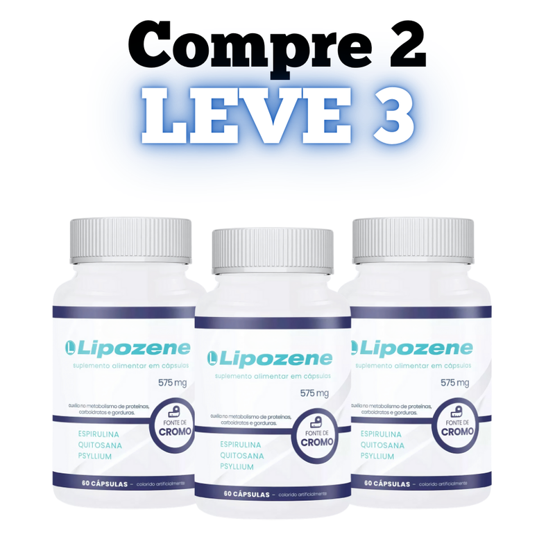 Lipozene 60cp - A Solução Para Gordura Localizada - Promoção Exclusiva + Frete Grátis