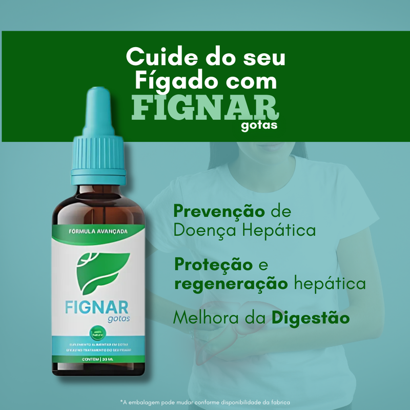 Fignar Gotas Original 30ml - O Aliado Para Recuperar Seu Fígado! - Promoção Exclusiva + Frete Grátis