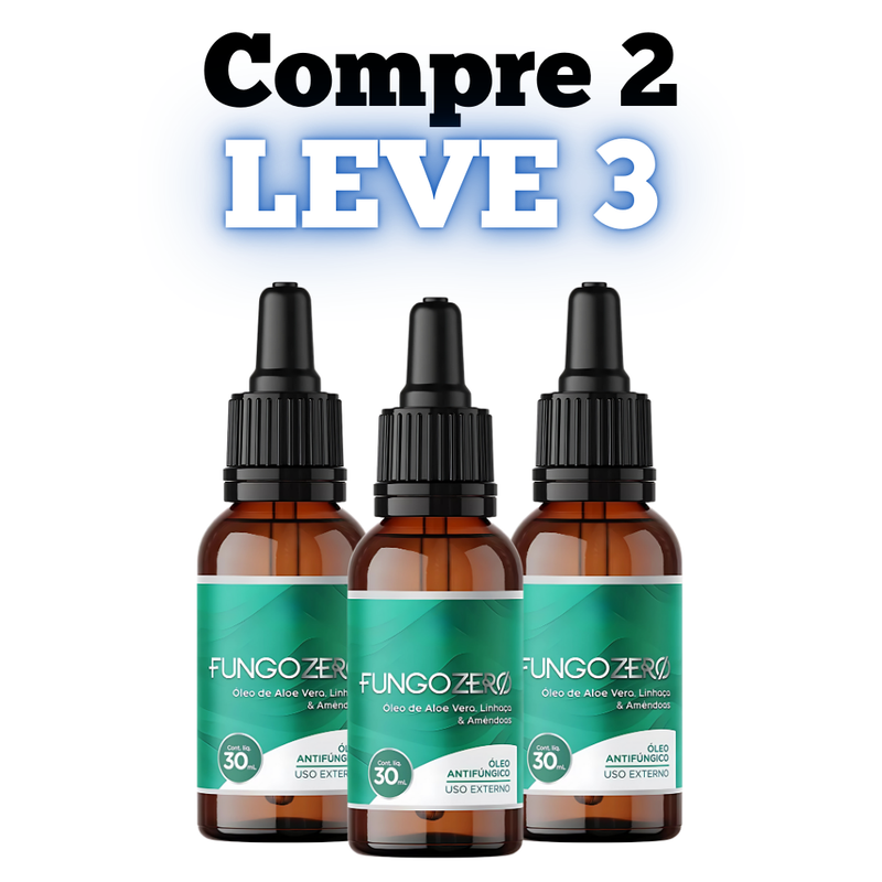 Fungo Zero Original 30ml - A Solução Para Combater Fungos na Pele - Promoção Exclusiva + Frete Grátis