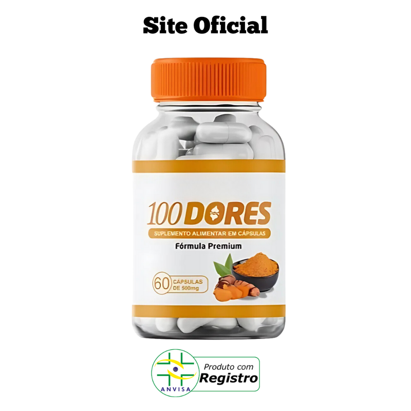 100Dores Original 30cp - O Alívio Que Suas Articulações Precisam - Promoção Exclusiva + Frete Grátis