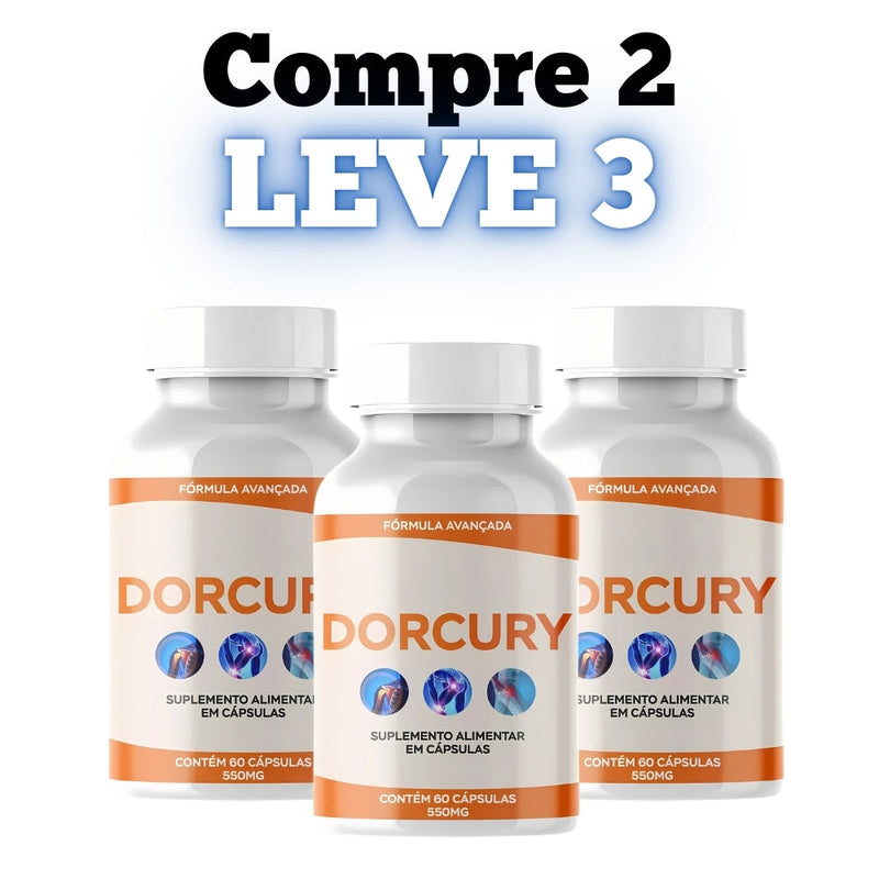 Dorcury Original 60cp - O Alívio Que Suas Juntas Precisam - Promoção Exclusiva + Frete Grátis