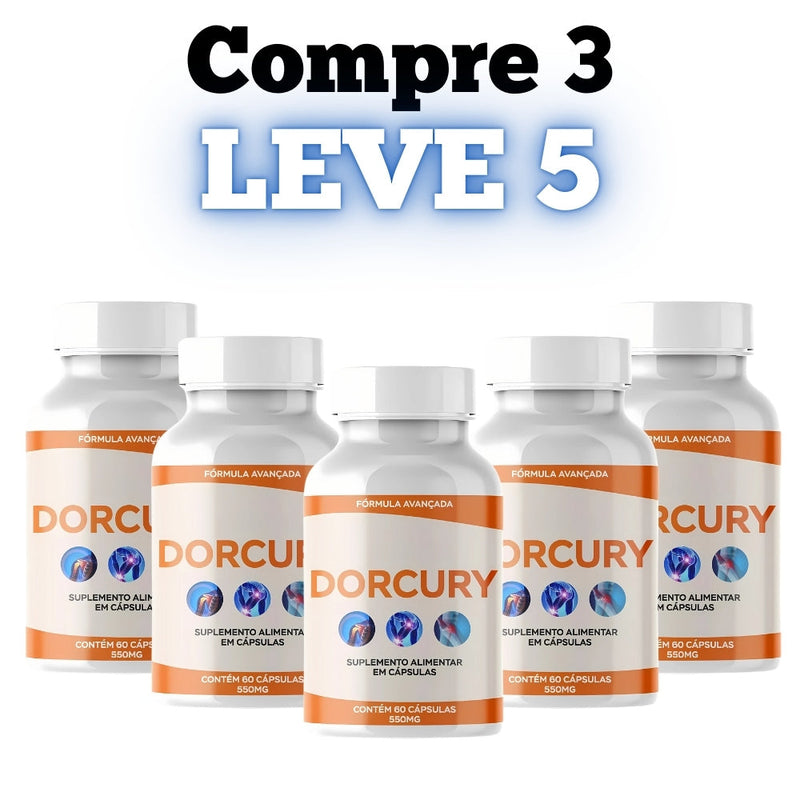 Dorcury Original 60cp - O Alívio Que Suas Juntas Precisam - Promoção Exclusiva + Frete Grátis