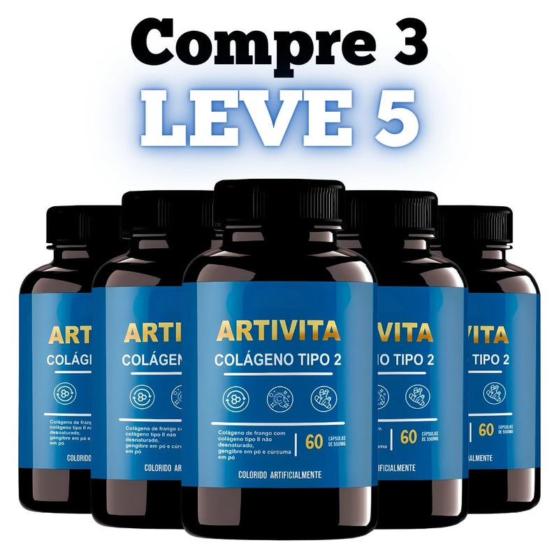 Artivita Original 60cp - O Alívio Que Suas Articulações Precisam - Promoção Exclusiva + Frete Grátis