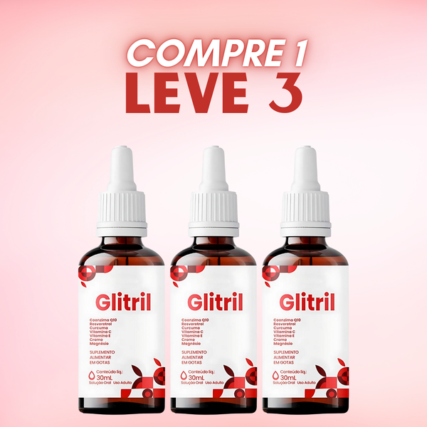 Glitril Original 30ml. - Acabe Com os Sintomas da Diabetes! - Promoção Oficial com Frete Grátis