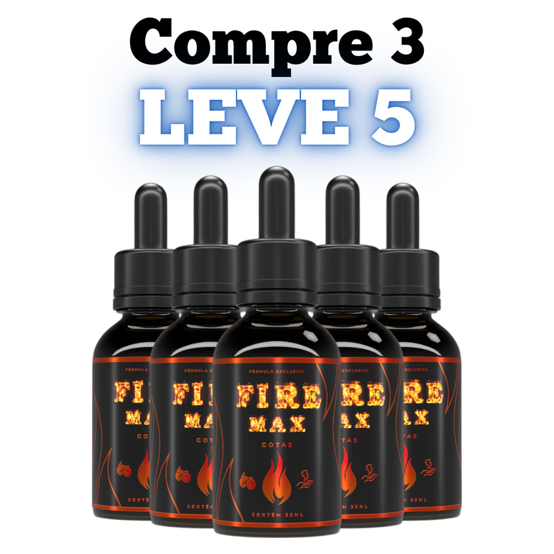 Fire Max Original 30ml - Intensifique Seus Momentos Íntimos! - Promoção Oficial com Frete Grátis