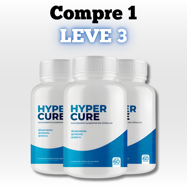 Hyper Cure Original 60cp - Alívio da Dor, Liberdade Para Se Mover - Promoção Exclusiva + Frete Grátis