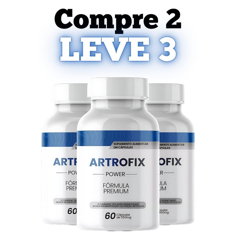 Artrofix Original 60cp - O Alívio Que Suas Articulações Precisam - Promoção Exclusiva + Frete Grátis