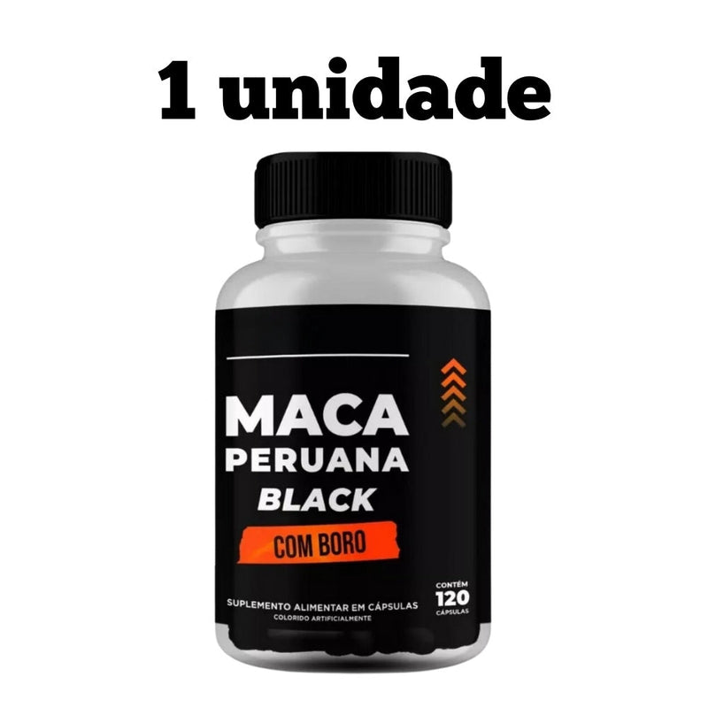 Maca Peruana Black 120cp - Seu Aliado Para Mais Disposição e Equilíbrio  - Promoção Exclusiva + Frete Grátis