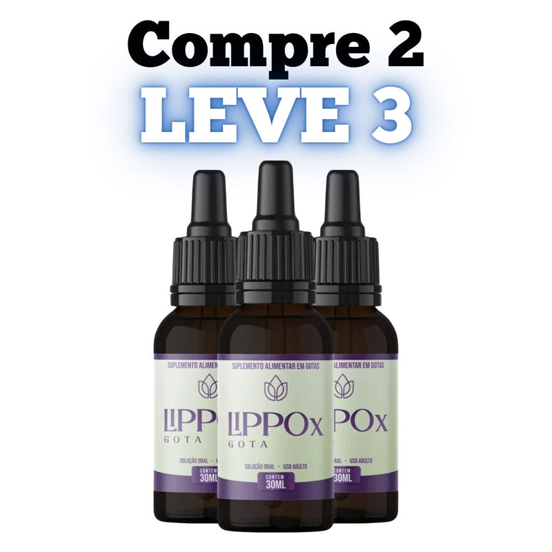 Lippox Gota Original 30ml - A Solução Para Definir e Reduzir Medidas! - Promoção Exclusiva + Frete Grátis