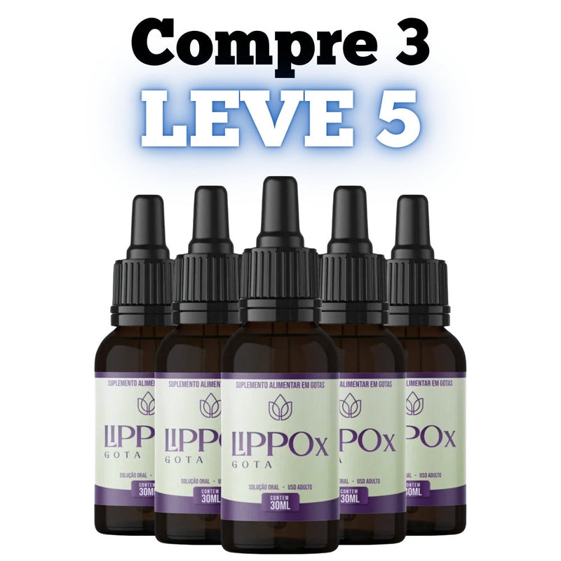 Lippox Gota Original 30ml - A Solução Para Definir e Reduzir Medidas! - Promoção Exclusiva + Frete Grátis