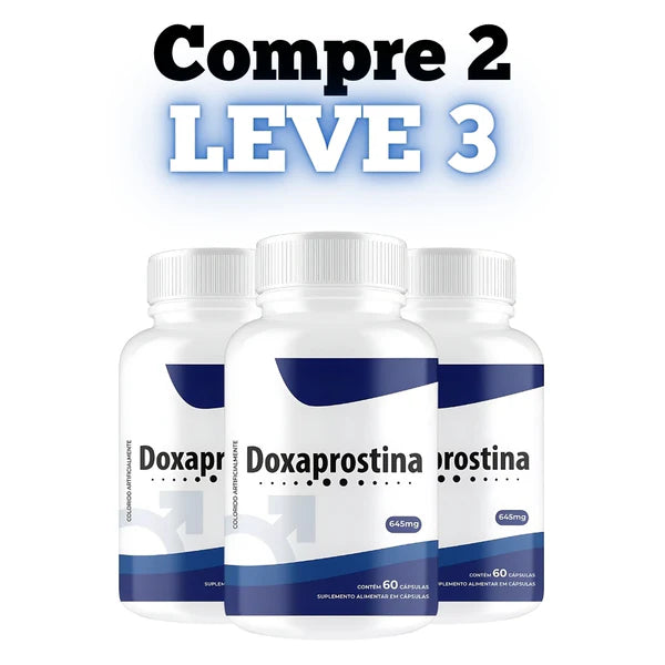 Doxaprostina Original 60cp - A Solução Para Sua Próstata - Promoção Exclusiva + Frete Grátis