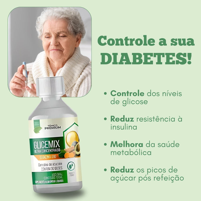 Promoção Oficial - Glicemix 150 ML - Controle da Diabetes com Segurança