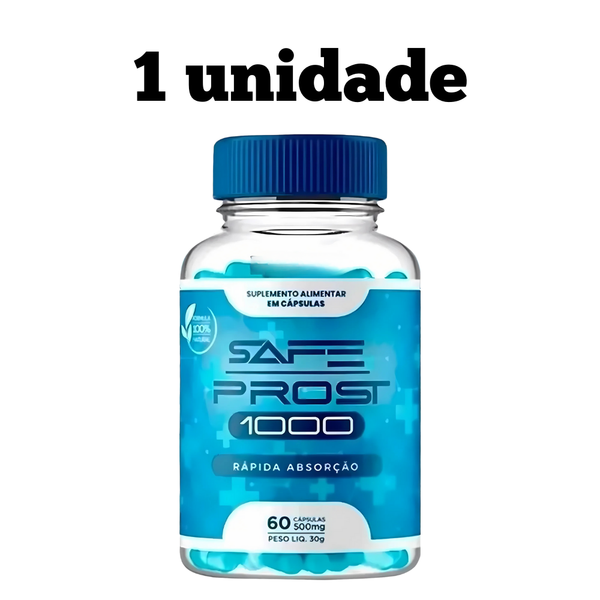 Safe Prost 1000 Original 60cp - A Solução Para Sua Próstata - Promoção Exclusiva + Frete Grátis