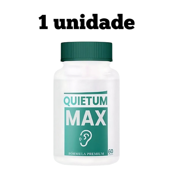 Quietum Max Original 60cp - Volte a Ouvir Com Clareza - Promoção Exclusiva + Frete Grátis