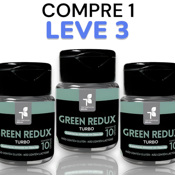 Green Redux Turbo Original 10cp - A Solução Para Secar De Vez - Promoção Exclusiva + Frete Grátis