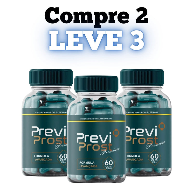 Previ Prost Original 60cp - O Alívio Que Sua Próstata Precisa - Promoção Exclusiva + Frete Grátis