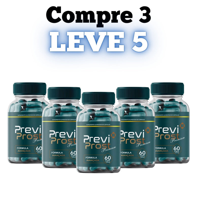 Previ Prost Original 60cp - O Alívio Que Sua Próstata Precisa - Promoção Exclusiva + Frete Grátis