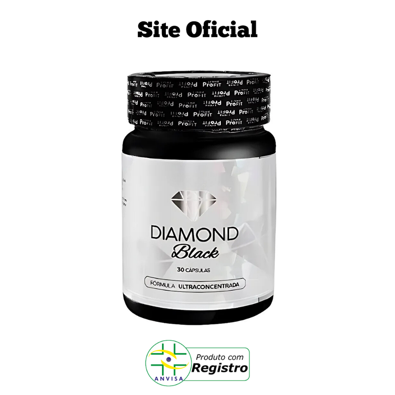 Diamond Black 30cp - A Solução Para Gordura Localizada - Promoção Exclusiva + Frete Grátis