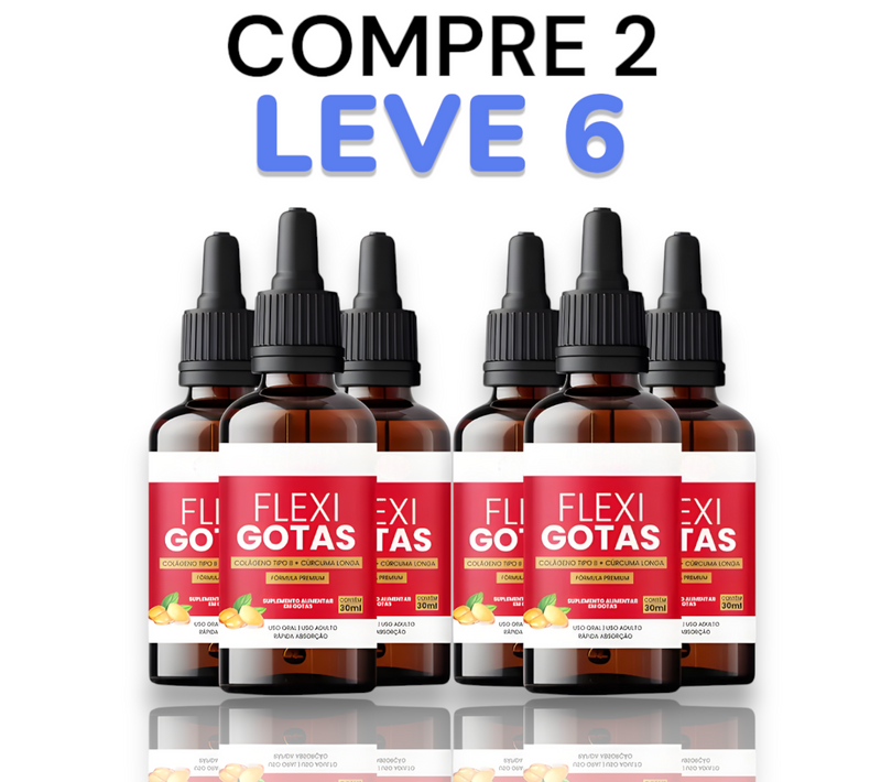 Flexi Gotas Original 30ml - O Alívio Que Suas Articulações Precisam! - Promoção Exclusiva + Frete Grátis