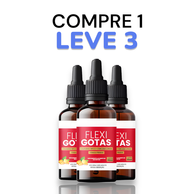 Flexi Gotas Original 30ml - O Alívio Que Suas Articulações Precisam! - Promoção Exclusiva + Frete Grátis